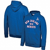 New England Patriots Mitchell & Ness Team History Pullover Hoodie Blue,baseball caps,new era cap wholesale,wholesale hats